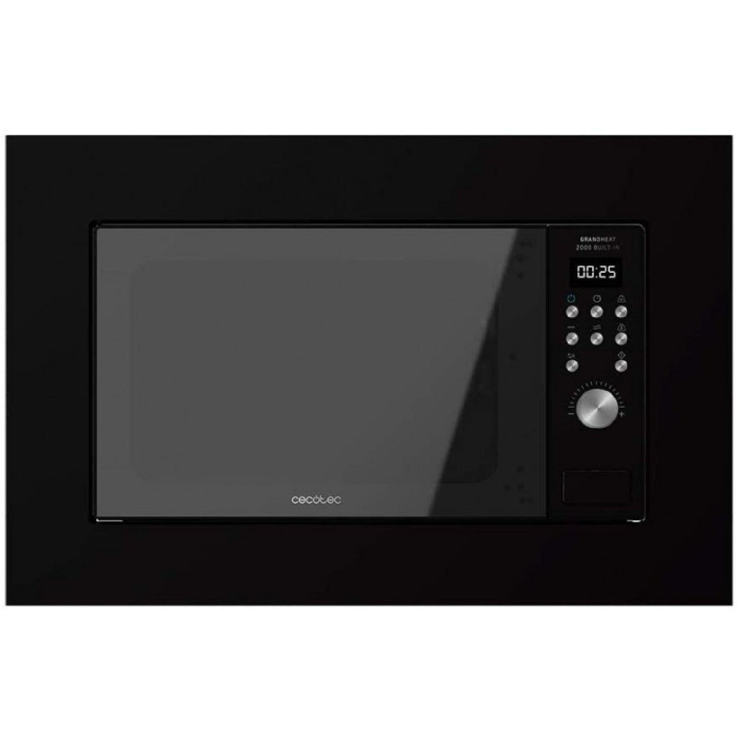 Microondas Encastrable Digital Grandheat 2000 Built-in Black. 700w, Integrable, 20 L, Grill, 9 Funciones Preconfiguradas, Quick Start, Diseño Elegan_0