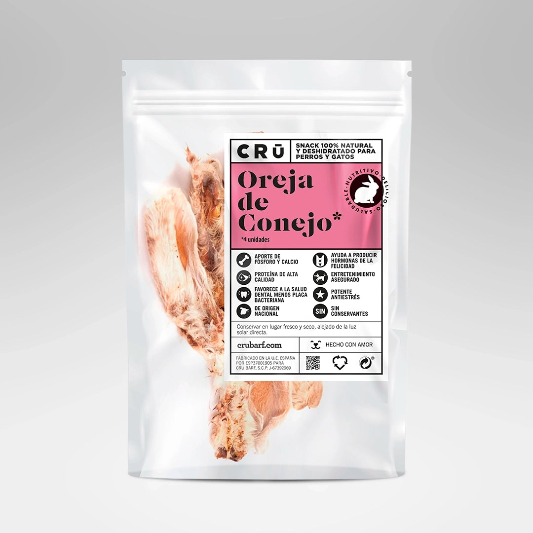 Orejas De Conejo Deshidratadas - Snack 100% Natural