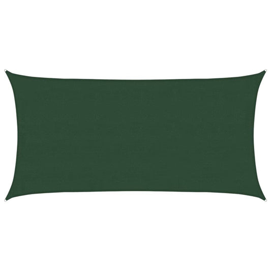 Vidaxl Toldo De Vela Verde Oscuro Hdpe 160 G/m² 4x7 M_0