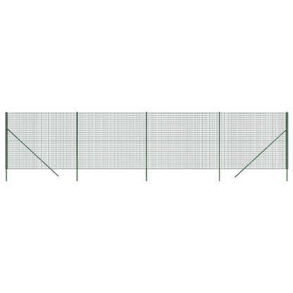 Cerca De Alambre De Acero Galvanizado Verde 1,6x10 M / Vetonek_0
