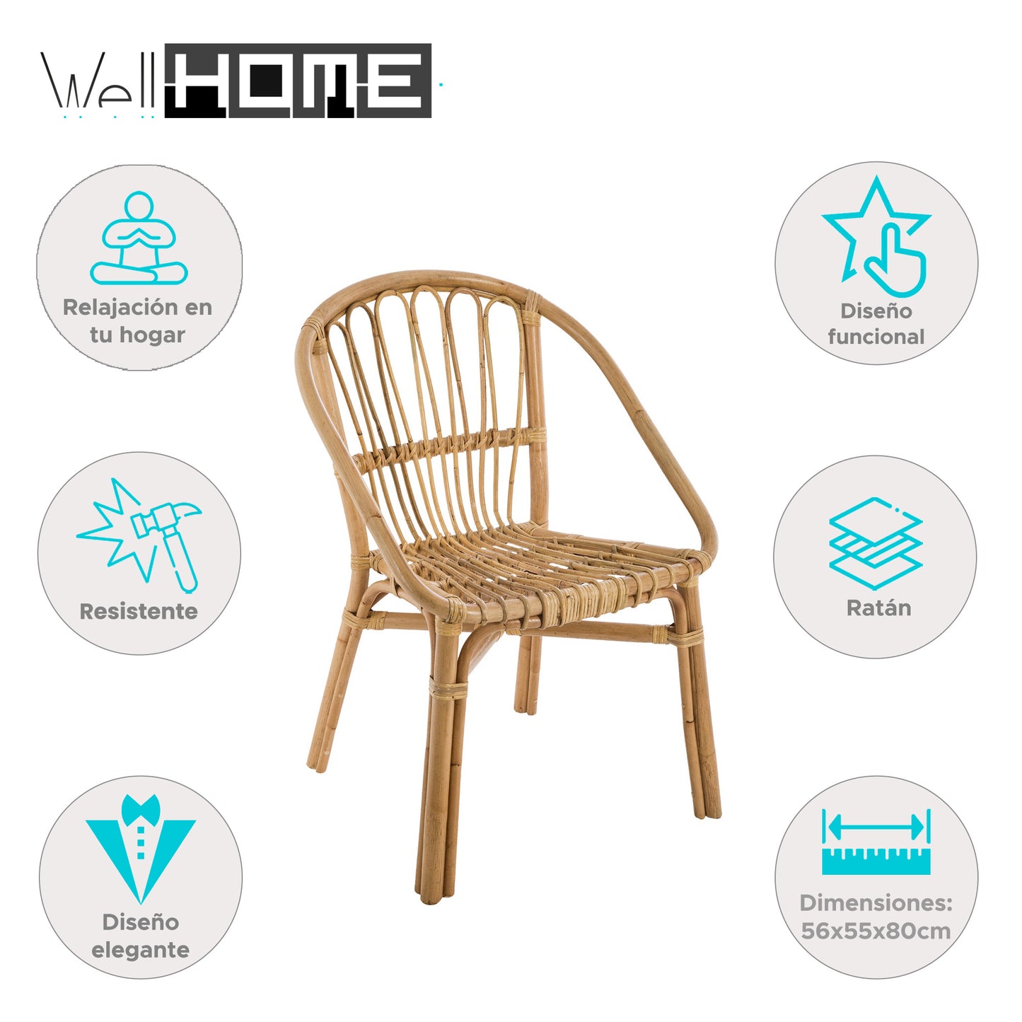 Well Home - Sillón 'bohemian Dream' De Ratán_1