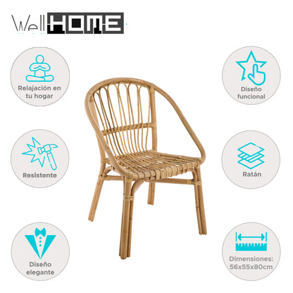 Well Home - Sillón 'bohemian Dream' De Ratán_1