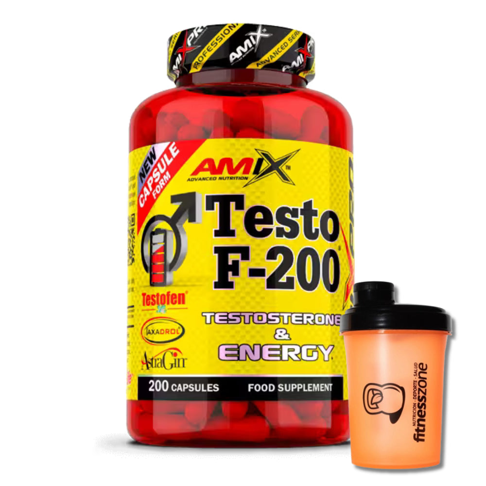 Testo F-200 200 Caps + ¡shaker Fitnesszone De Regalo!
