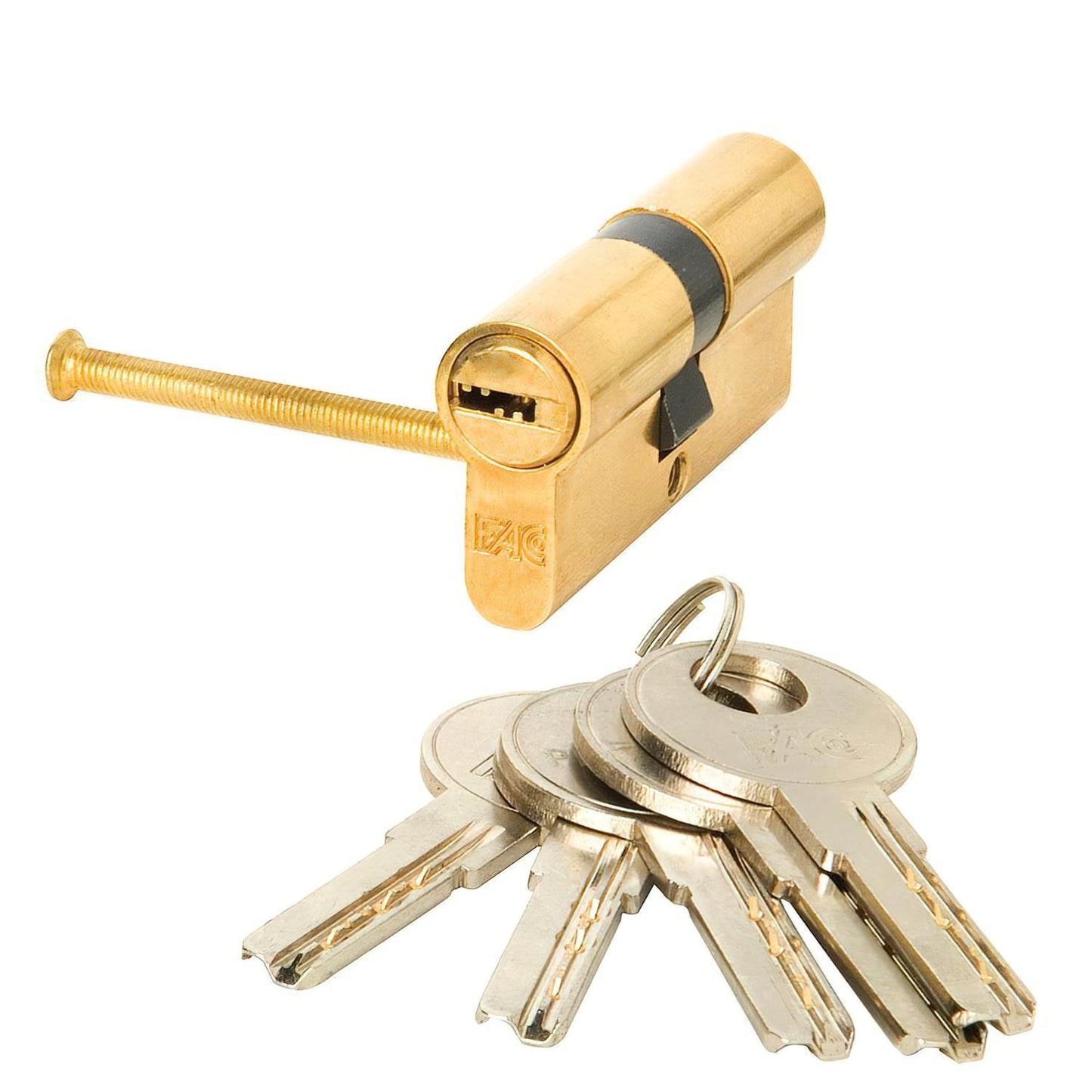 Cilindro Fac Seguridad 71-p 35x35 Latondao 15,0 Mm.