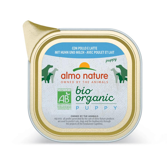 Almo Perro Tarrina Biorganic Puppy 100 Gr_0