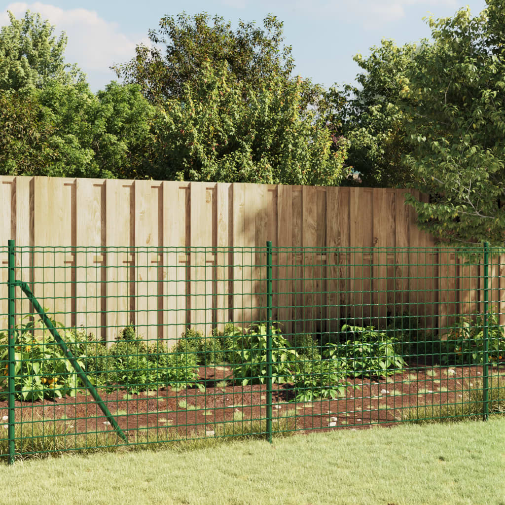 Cerca De Alambre De Acero Galvanizado Verde 1x10 M / Vetonek_4