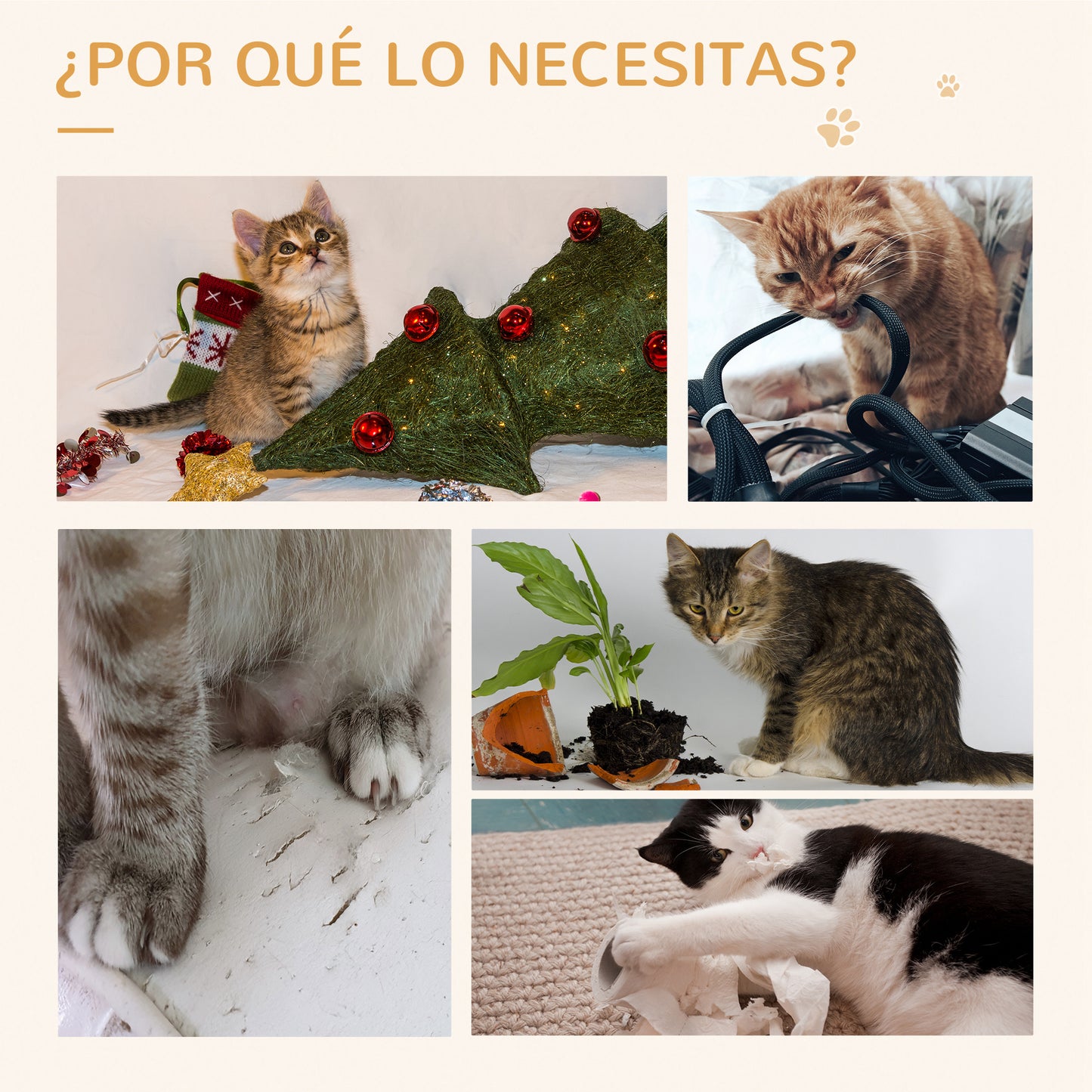 Pawhut Rascador Cartón Para Gatos En Forma De Sofá 60x29,5x29 Cm Marrón_5