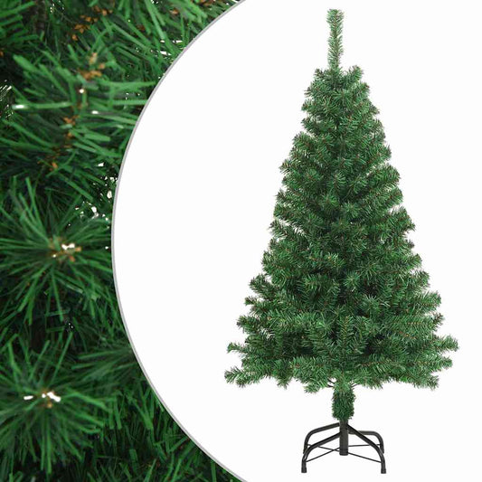 Vidaxl Árbol De Navidad Artificial Con Ramas Gruesas Pvc Verde 150 Cm_0