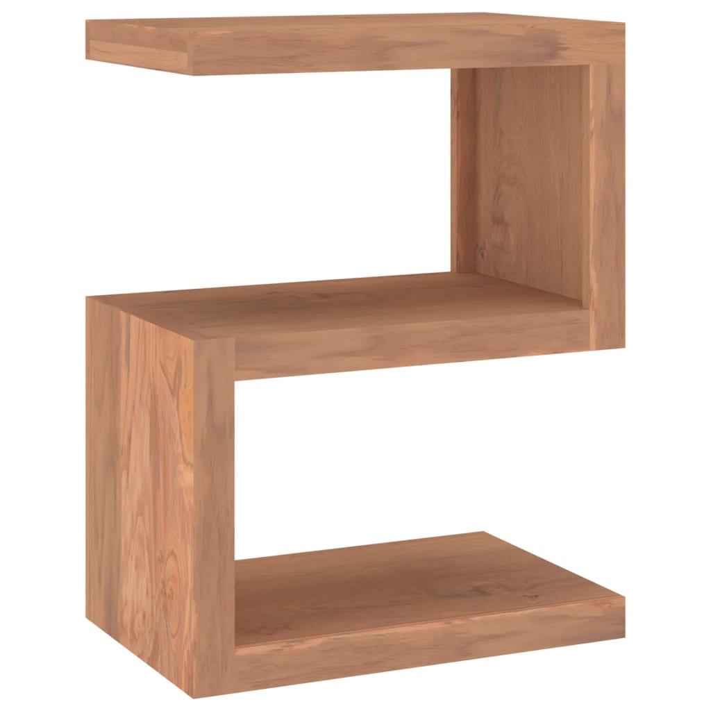 Mesa Auxiliar De Madera Maciza De Teca 45x30x60 Cm_3