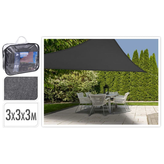 Progarden Toldo De Tela Triangular Gris Oscuro 3x3x3 M_0
