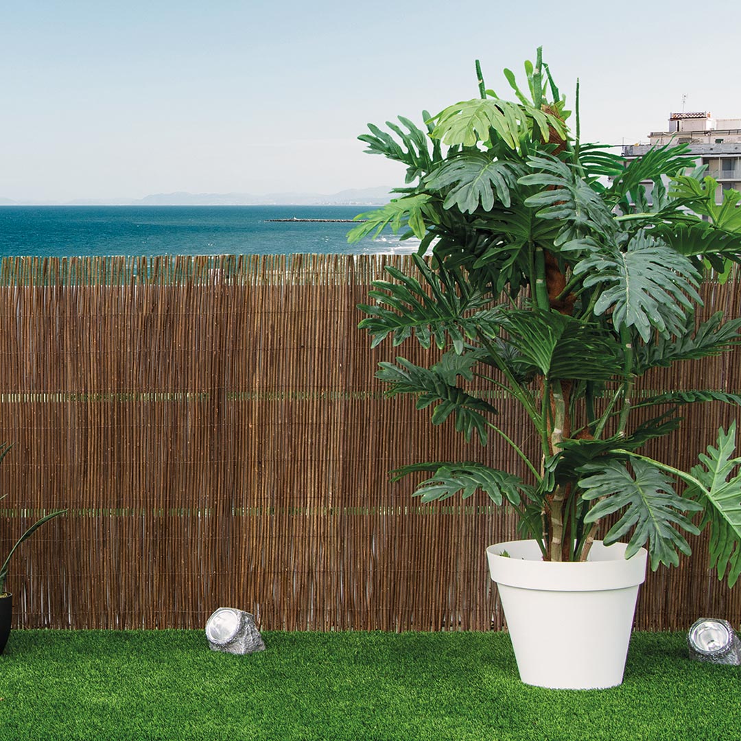 Varillas De Mimbre Natural Con Alambre Plastificado - Resistencia Y Estilo 2x3 M / Multicolor_0
