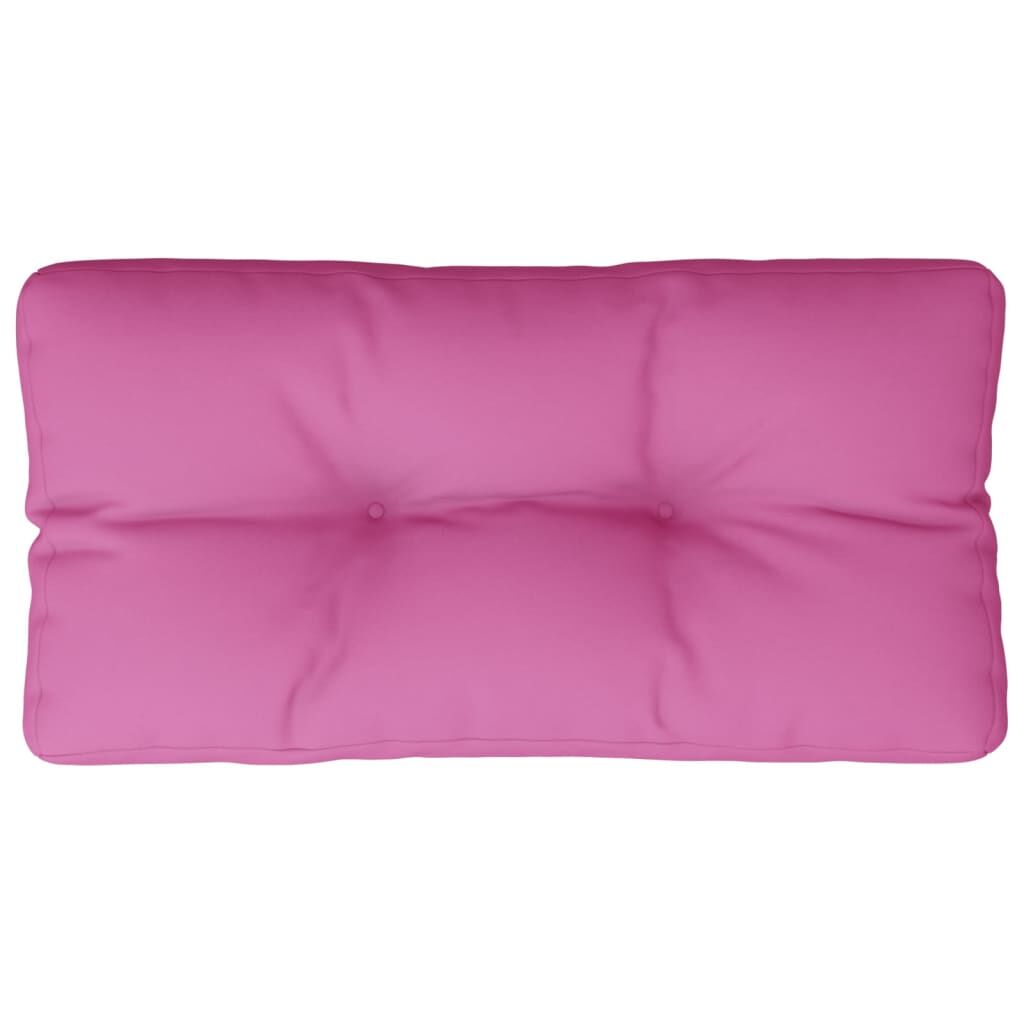 Vidaxl Cojín Para Palés Tela Rosa 80x40x12 Cm_0