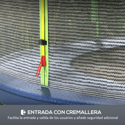 Sportnow Red De Seguridad Para Cama Elástica Ø305 Cm Verde_4
