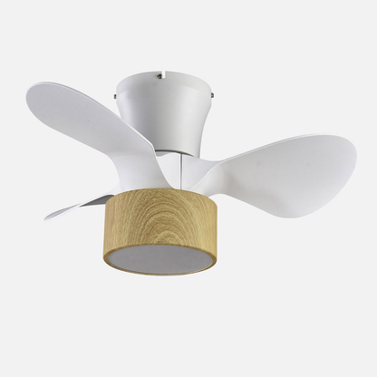 Ventilador Dc 24w Kos Blanco/haya 3 Aspas 60d 6 Vel. 2390lm 3000-4500-6000k C/remoto, Memoria Y Temporizador_2
