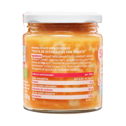 Pack 3x Tarrito Pasta con Tomate Eco CA CHI TOS Smileat, 230g