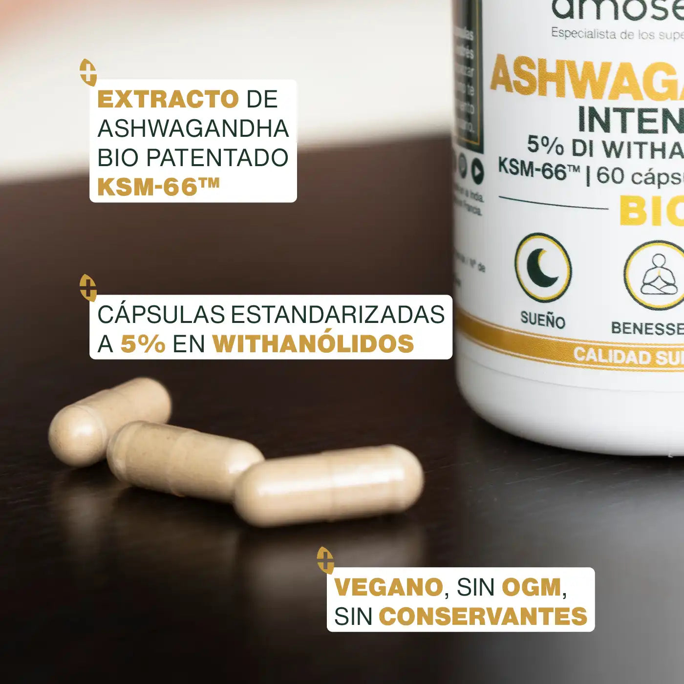 Ashwagandha Bio Ksm-66™, 5% Withanólidos | 60 Cápsulas_3