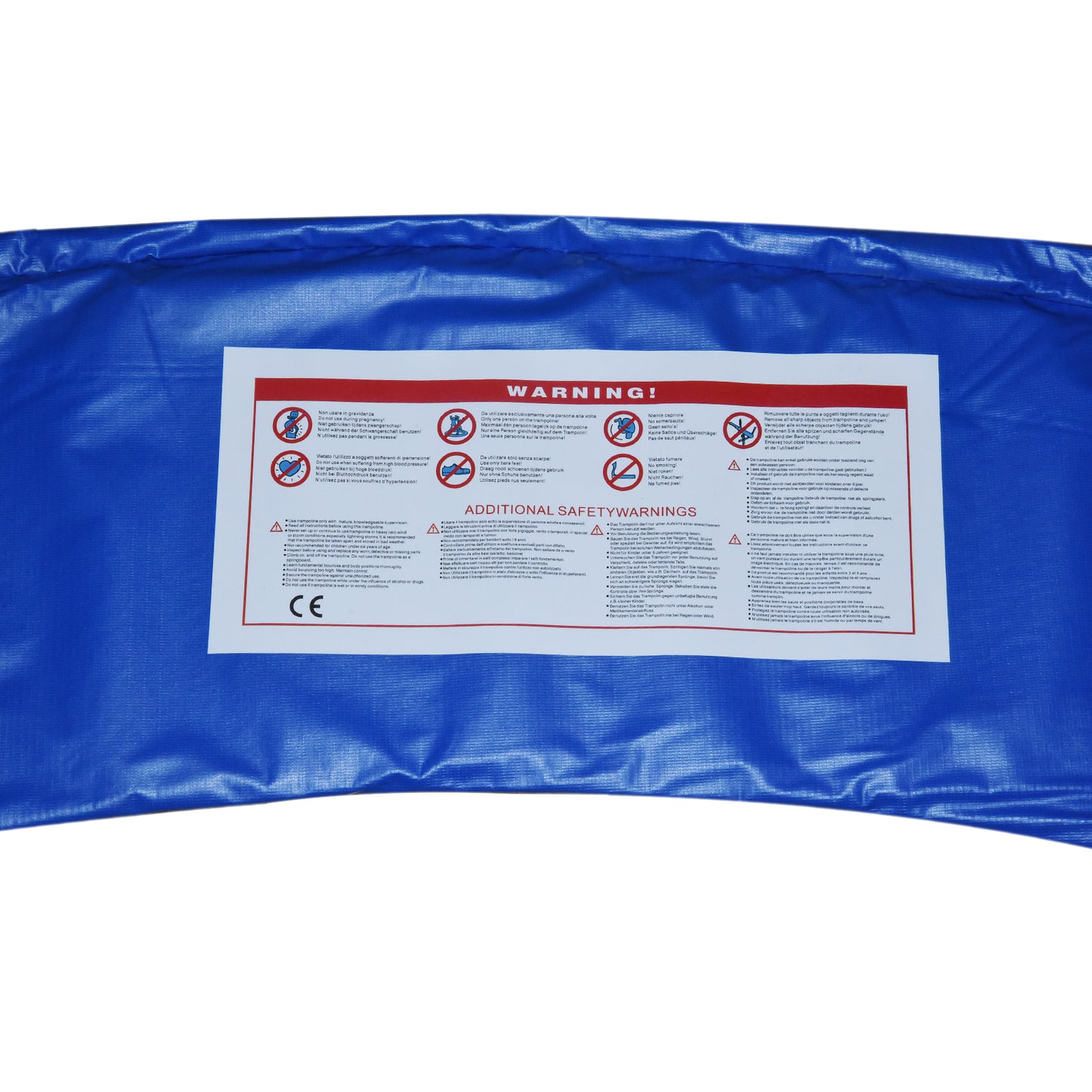 Homcom Cubierta Protectora Para Borde De Cama Elástica Trampolín Medidas_3