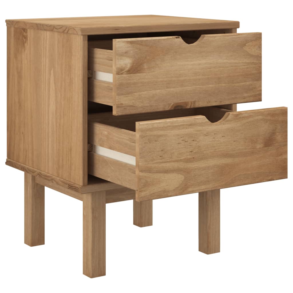 Mesita De Noche Otta Madera Maciza De Pino 45x39x57 Cm_2