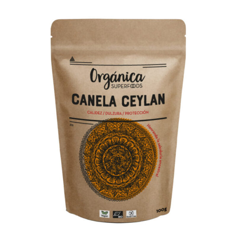 Canela En Polvo Raw Sin Gluten Bio 100g_0