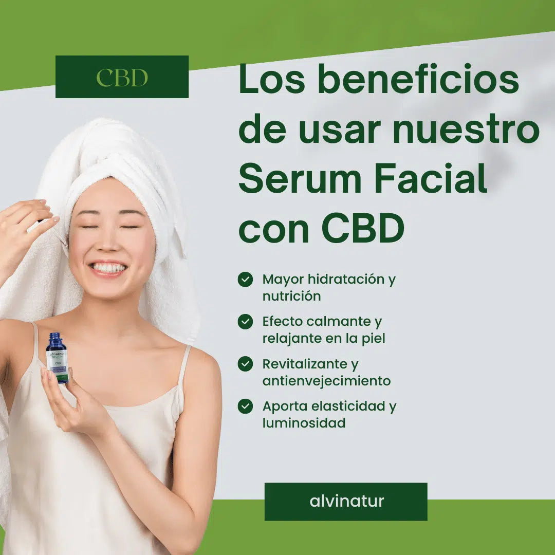 Alvinatur – Sérum Facial CBD 30 Ml – Cuidado Intensivo Del Rostro – Textura Ligera Con Gotero En Envase De Cristal_2