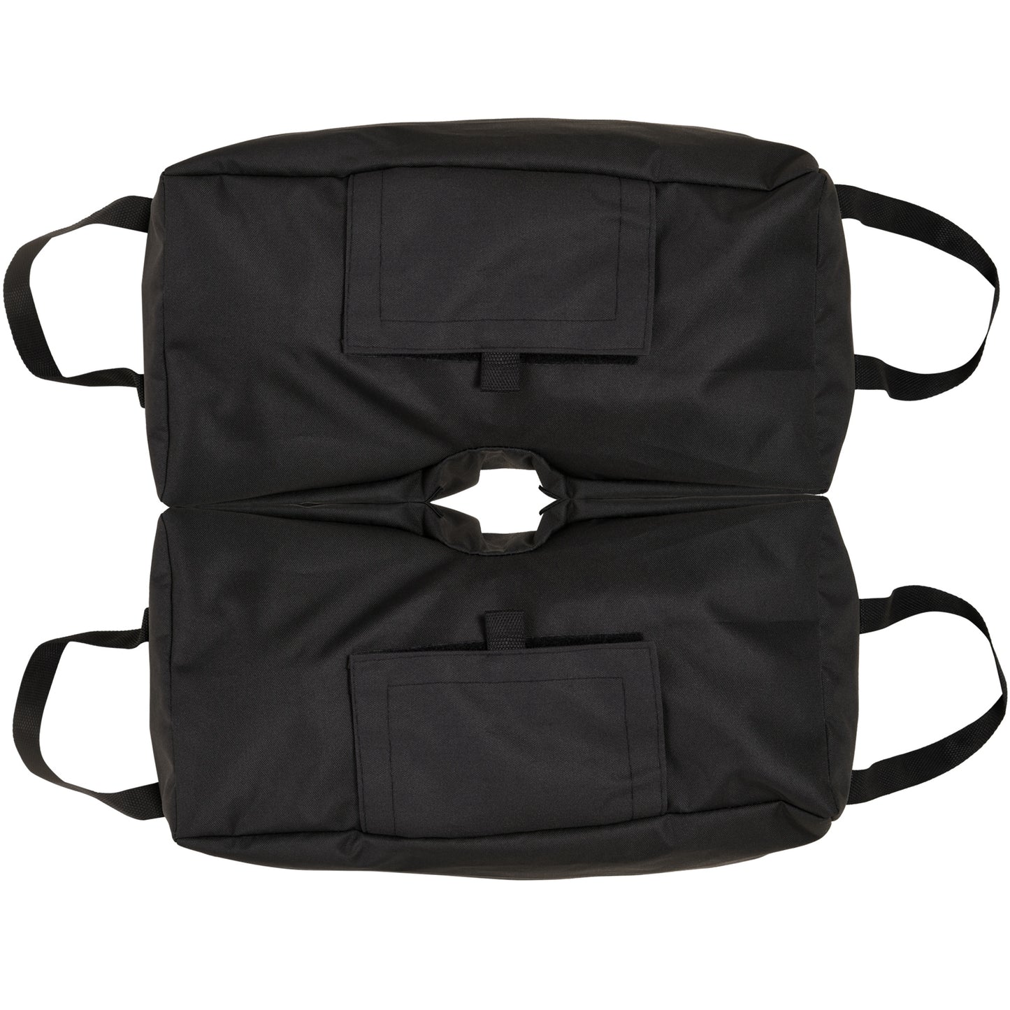 Outsunny Juego De 2 Bolsas De Arena Peso Para Sombrilla 50 Kg 50x25x18 Cm Negro_0
