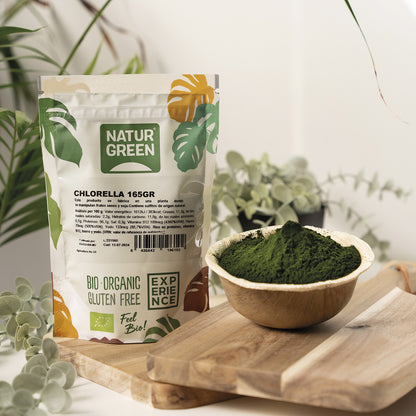 Espirulina en polvo Naturgreen, 175 g.