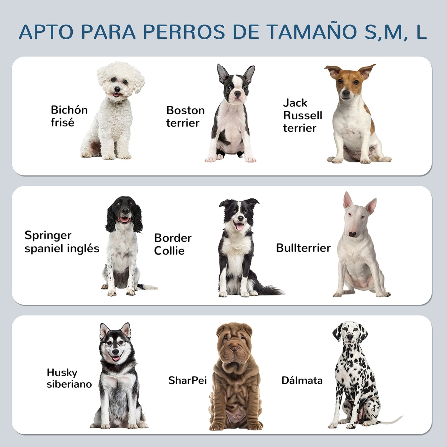 Pawhut Comedero Elevado Para Perros Altura Ajustable 2 Tazones Acero Inoxidable_3