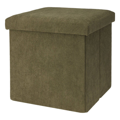 Well Home Taburete De Ordenacion 38x38cm Color Verde Oscuro_0