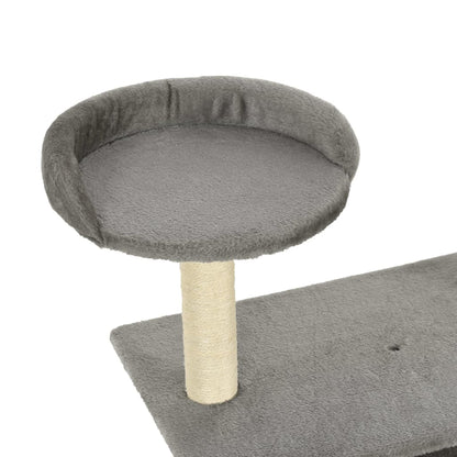 Vidaxl Rascador Para Gatos Con Postes Rascadores De Sisal 95 Cm Gris_4