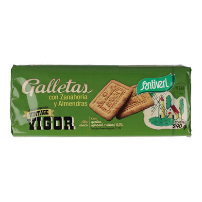 Galletas Zanahoria y Almendras Santiveri 240 g