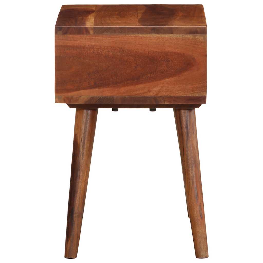 Mesa Auxiliar Madera Maciza Acacia 45x30x45 Cm_2