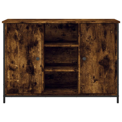 Aparador Madera De Ingeniería Roble Ahumado 100x35x70 Cm / Vetonek_2