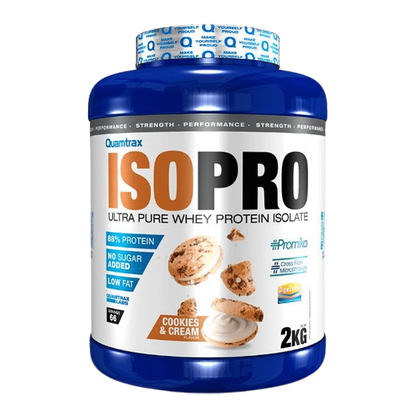 Isopro Cfm - 2kg - Cookies &amp; Cream - Proteína De Aislado De Suero Isolate - Quamtrax_0