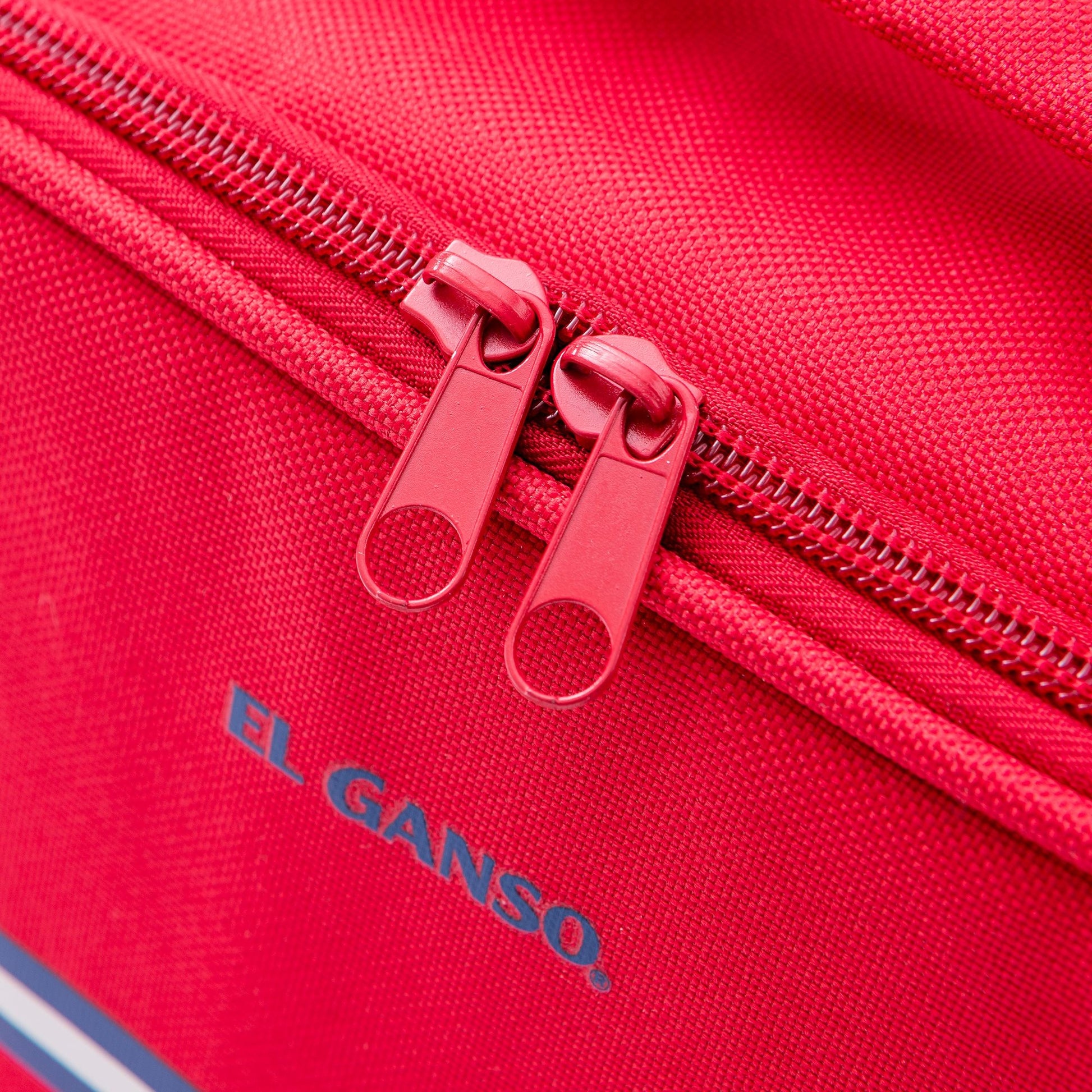 Bolsa De Almuerzo 23x10x23cm En Poliester Color Rojo El Ganso