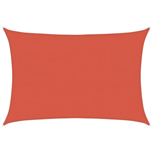Vidaxl Toldo De Vela Hdpe Terracota 160 G/m² 5x6 M_0
