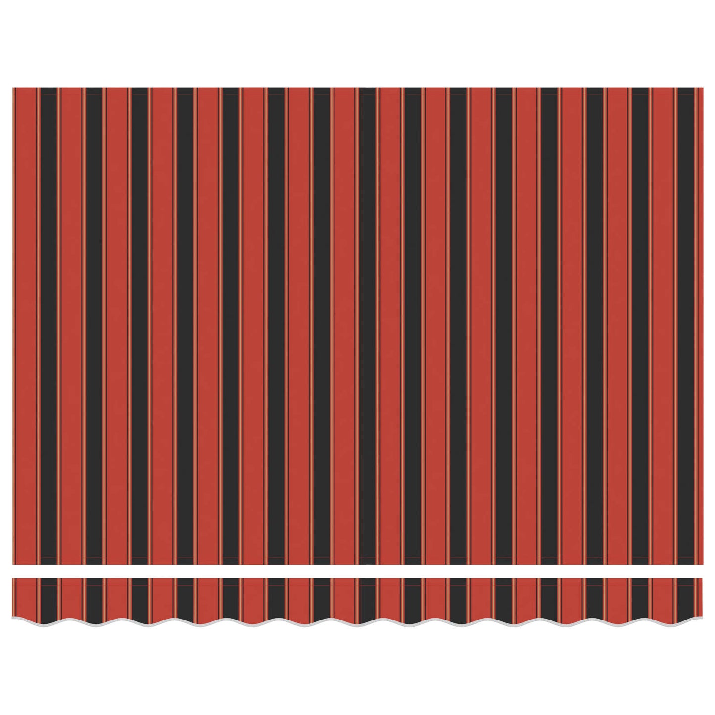 Toldo Retráctil Naranja Y Marrón 300 X 250 Cm_5