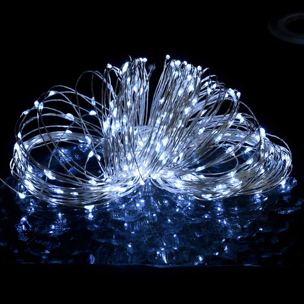 Vidaxl Tira De Luces Con 150 Led Blanco Frío Pvc 15 M_2