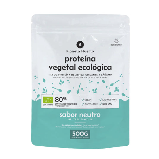 Proteína vegana ECO neutra 80% Planeta Huerto 500 g