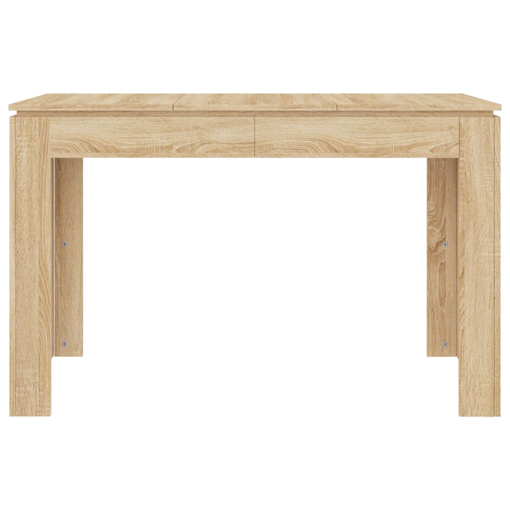 Mesa De Comedor Madera Contrachapada Roble Sonoma 120x60x76cm_2