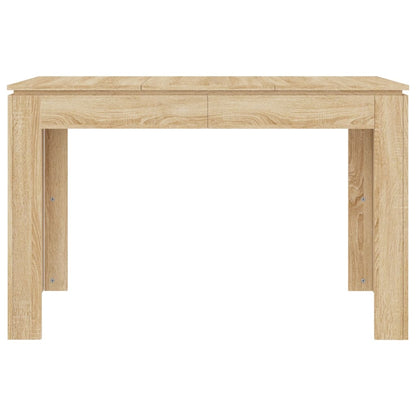 Mesa De Comedor Madera Contrachapada Roble Sonoma 120x60x76cm_2
