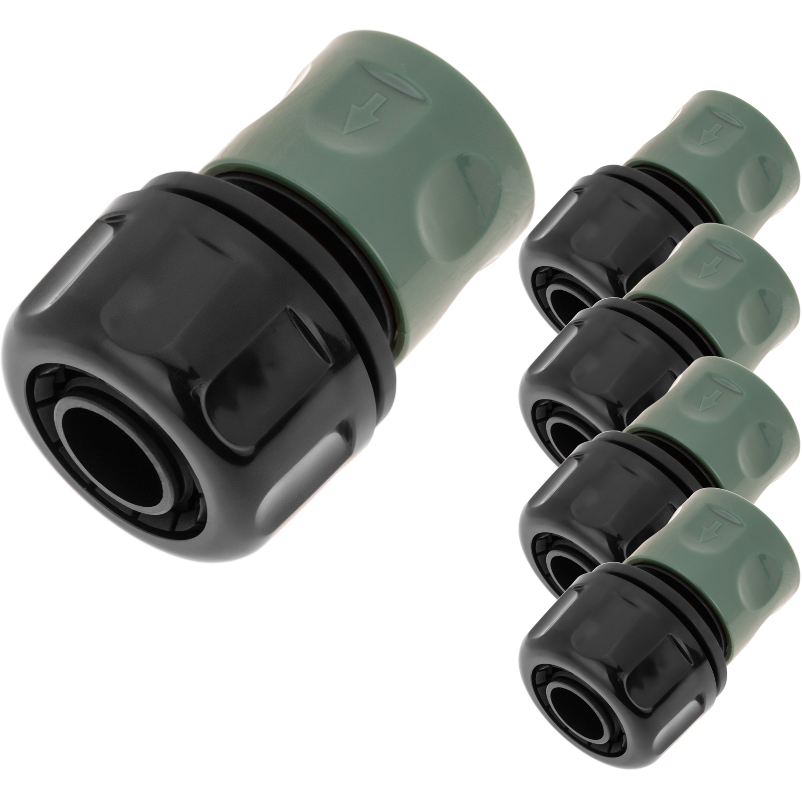 Pack De 5 Unidades Enlace De Conexión Rápida De 1 Pulgada 25 mm Color Negro Y Verde_0