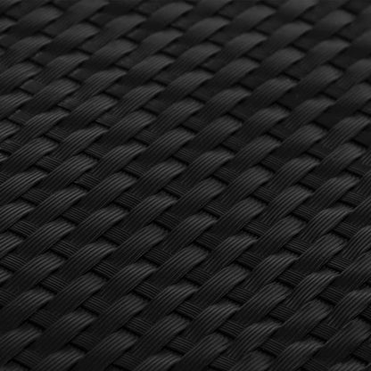 Toldo Para Balcón Ratán Sintético Negro 1000x100 Cm / Vetonek_0
