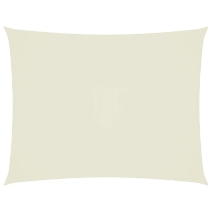 Vidaxl Toldo De Vela Rectangular Tela Oxford Color Crema 4x5 M_0