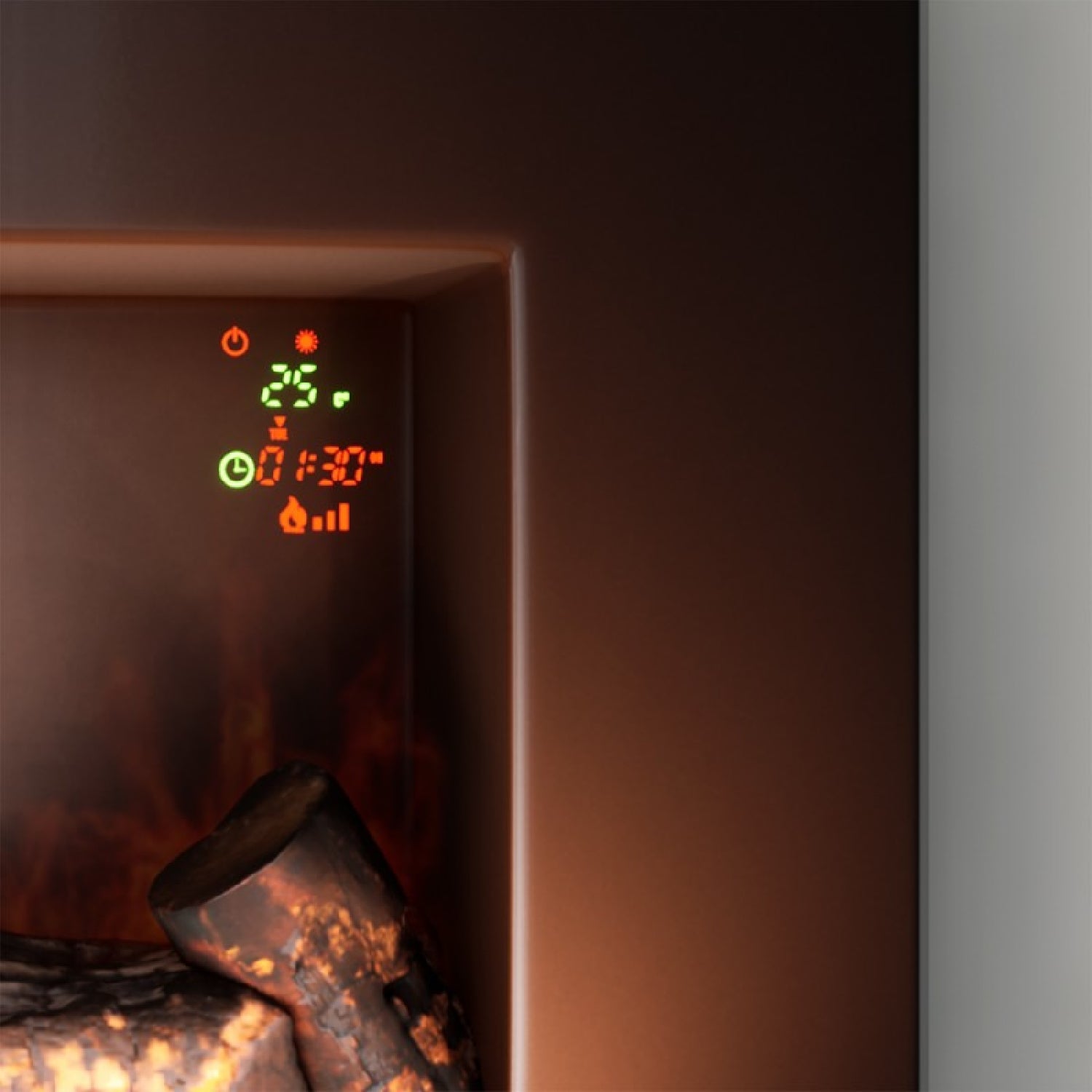 Cecotec Chimenea Eléctrica Decorativa De Pared Ready Warm 2200 Curved Flames_3