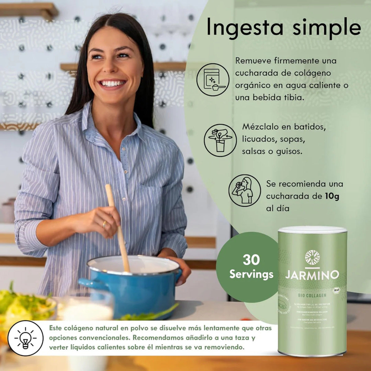 Bio Colágeno en Polvo Jarmino 300g