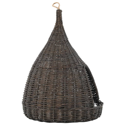 Vidaxl Casa Para Gatos Con Cojín Forma Tipi Sauce Natural Gris 40x60cm_3