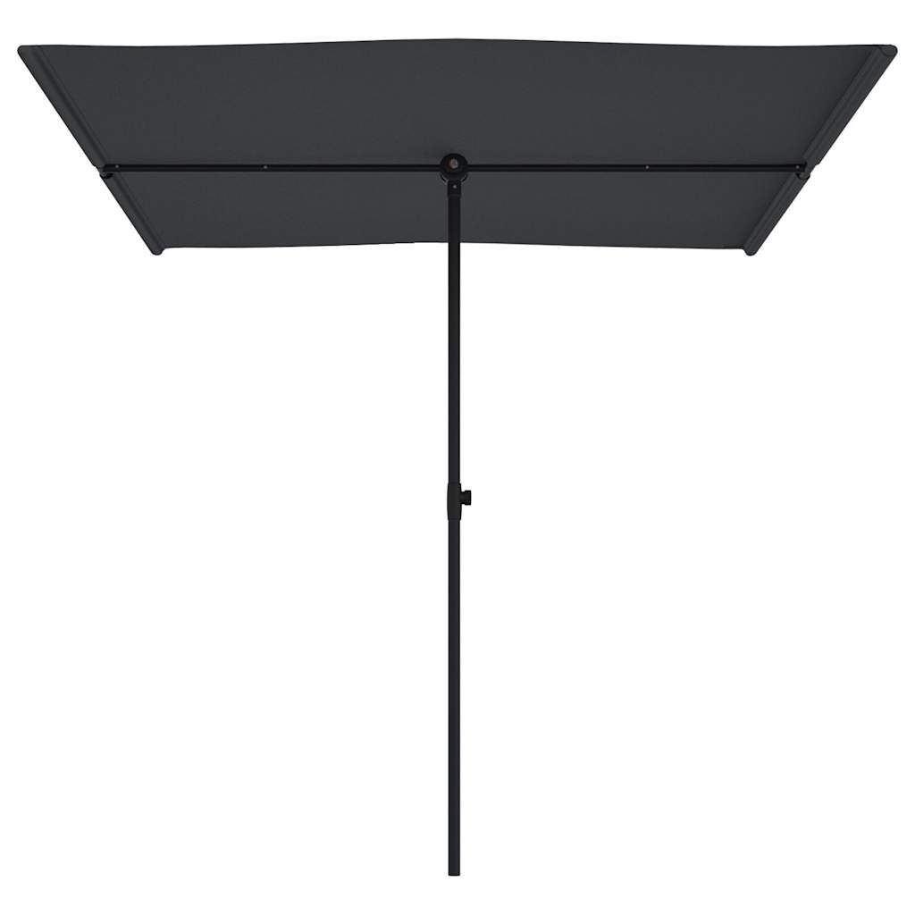 Vidaxl Sombrilla De Jardín Con Palo De Aluminio Negra 2x1,5 M_3