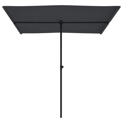 Vidaxl Sombrilla De Jardín Con Palo De Aluminio Negra 2x1,5 M_3