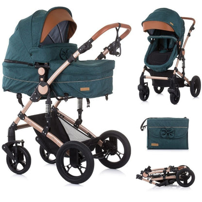 Carrito De Bebé Camea Dúo Convertible Con Bolso Avocado_0