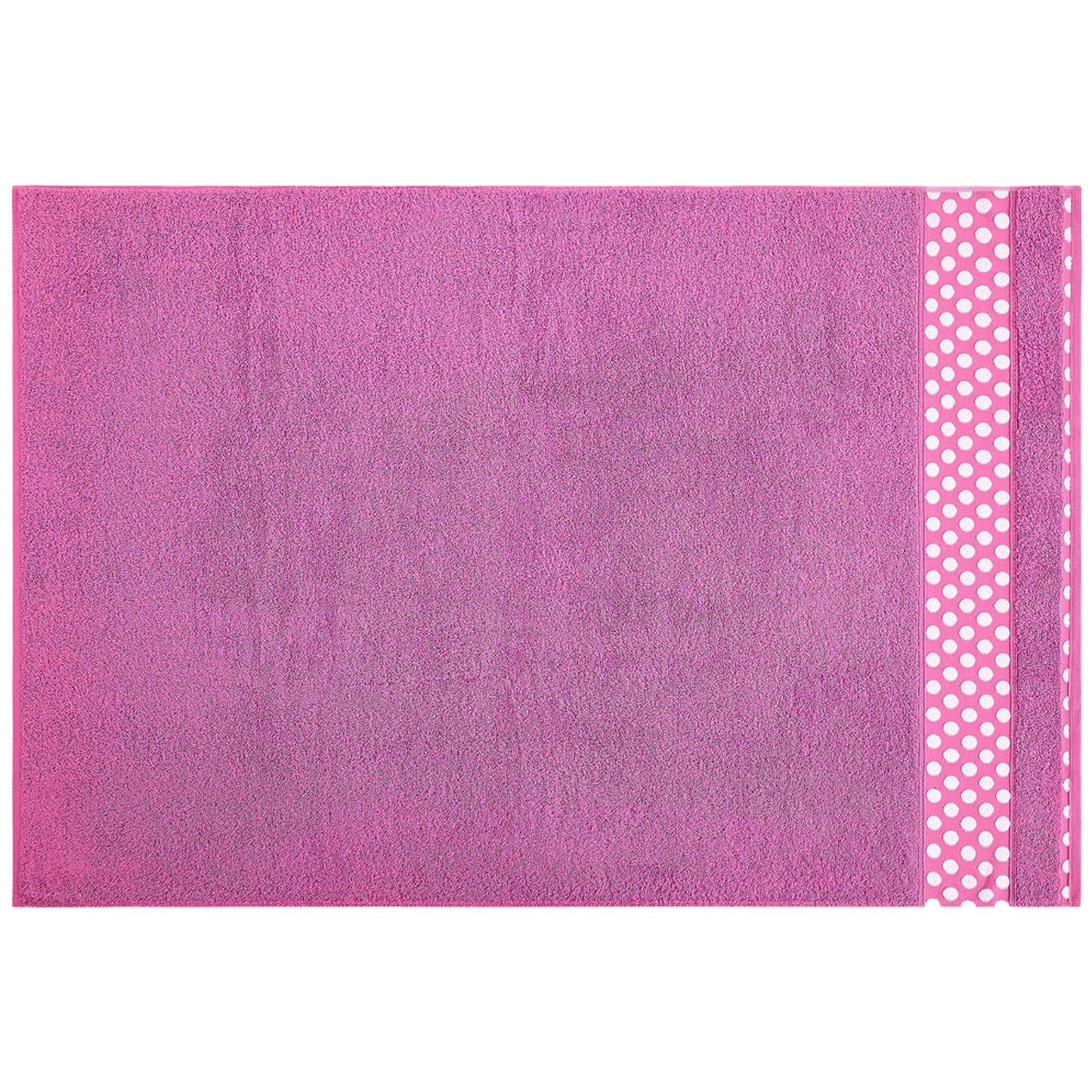 Juego De 3 Toallas De Baño De Algodón De Rizo 450 Gr/m2, De 50x30; 100x50; 150x100 Cm., Color Fucsia_5